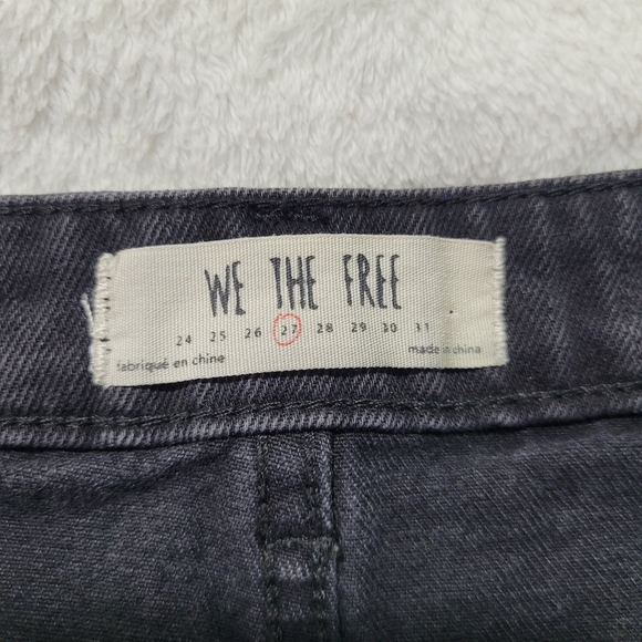 WE THE FREE zip up denim skirt sz 27 - Picture 5 of 7